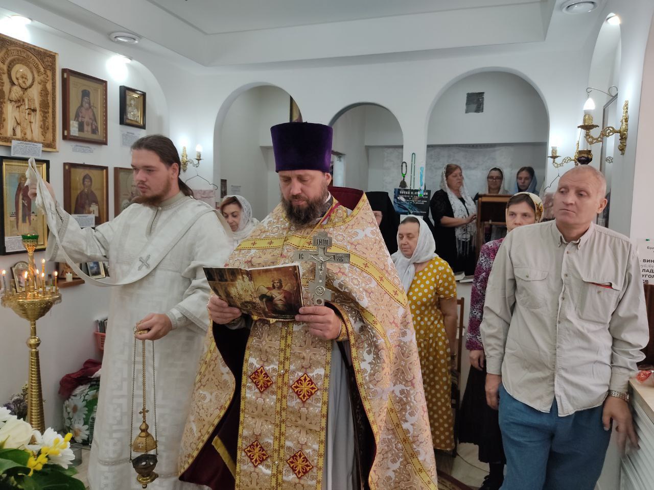 Луганск. Приход при Луганском филиале Воронежского института МВД России встретил Престольный день Луганск. Приход при Луганском филиале Воронежского института МВД России встретил Престольный день